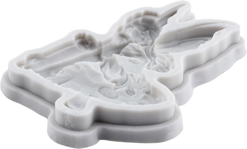TAOXIBEI Fairy on Mushroom Silicone Mold Fairy Polymer Clay Molds for DIY Crafts Epoxy Resin Casting Air Dry Polymer Clay Plaster Jewelry Making - Image 5